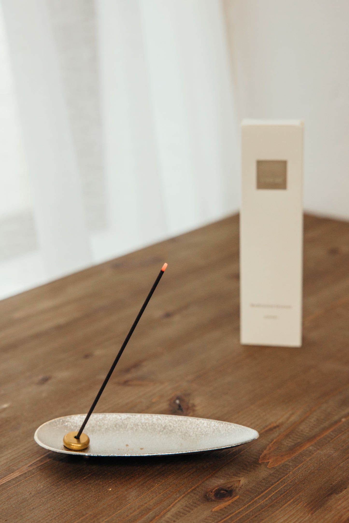 TODEARÉ Meditation Incense HINOKI 12g・香立付・Low Smoke Type